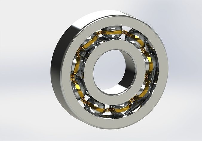 Bearing ball 3D model animated rigged | CGTrader