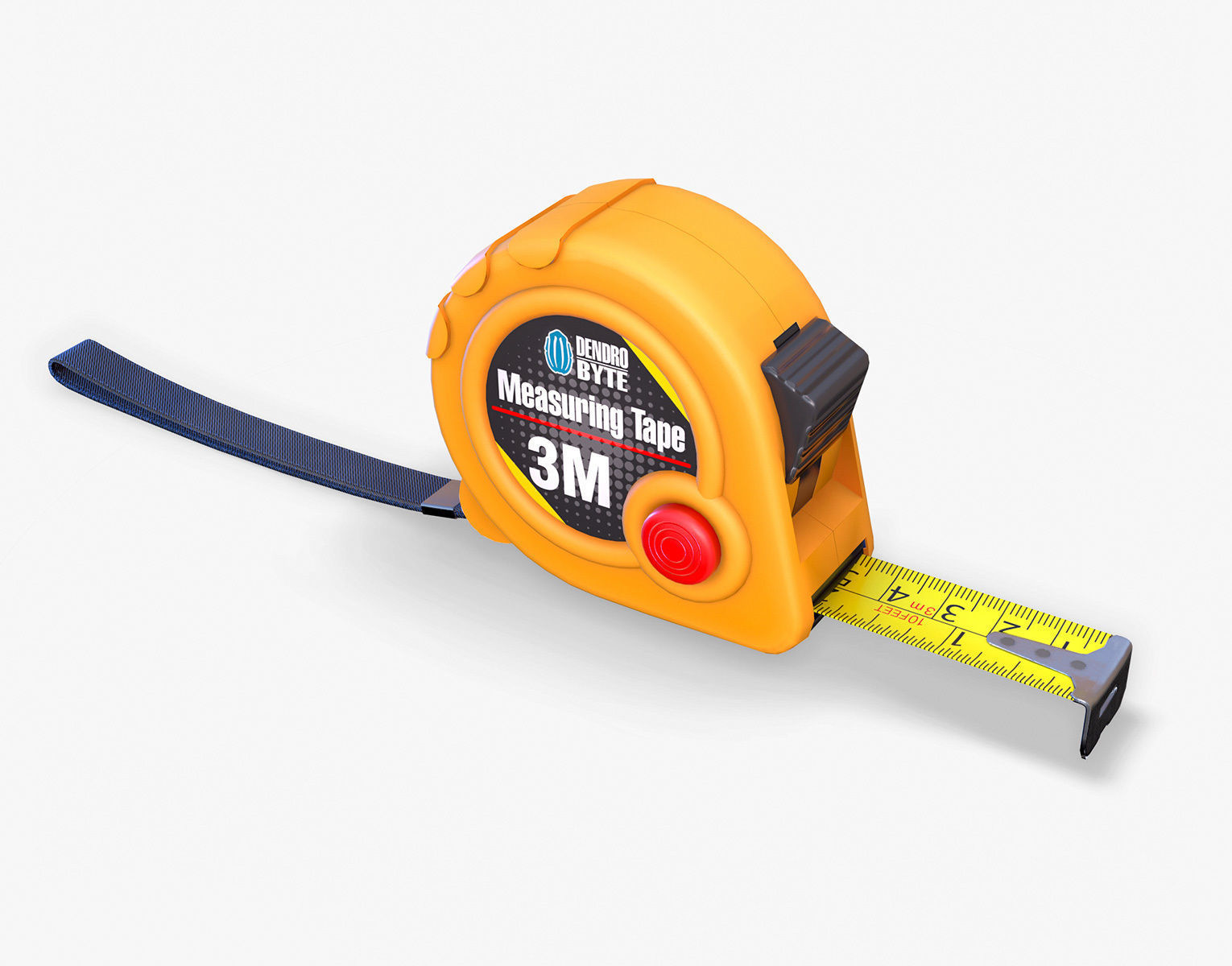 3D model Tape Measure VR / AR / lowpoly CGTrader