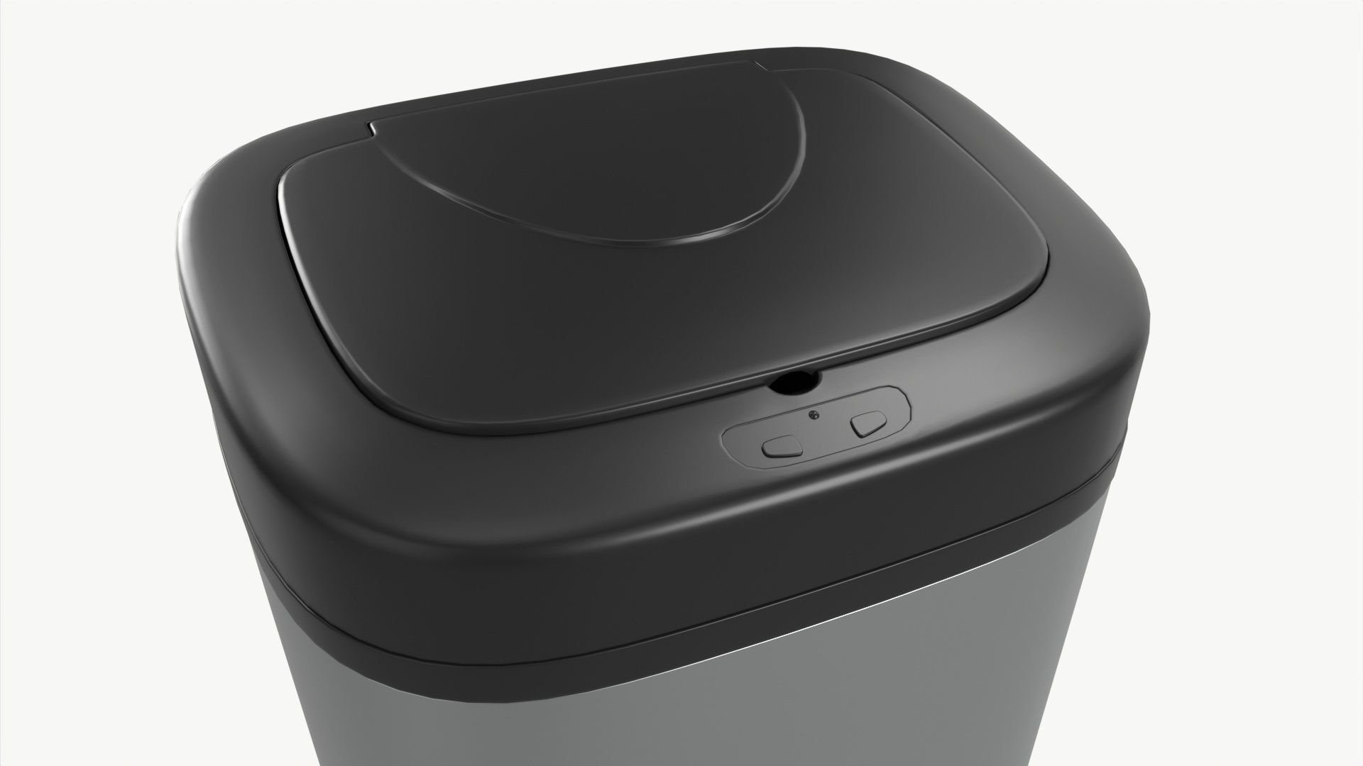 Automatic Sensor Trash Can 3D model CGTrader