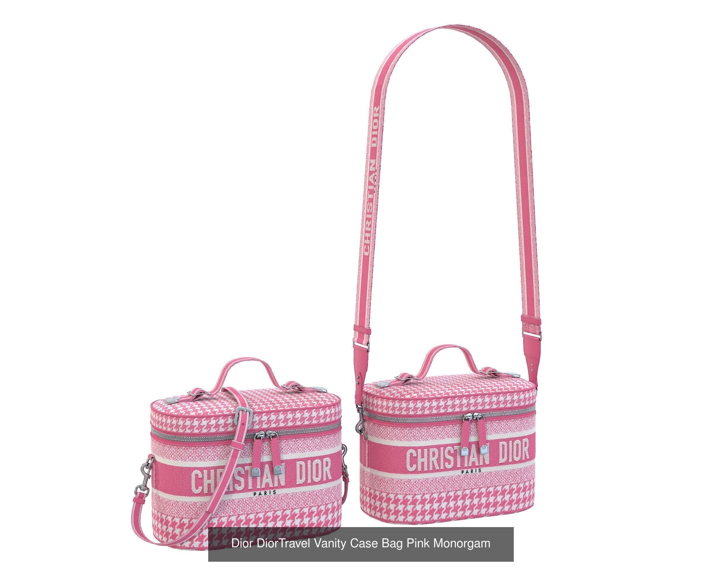 Dior DiorTravel Vanity Case Bag 3D Model Collection CGTrader