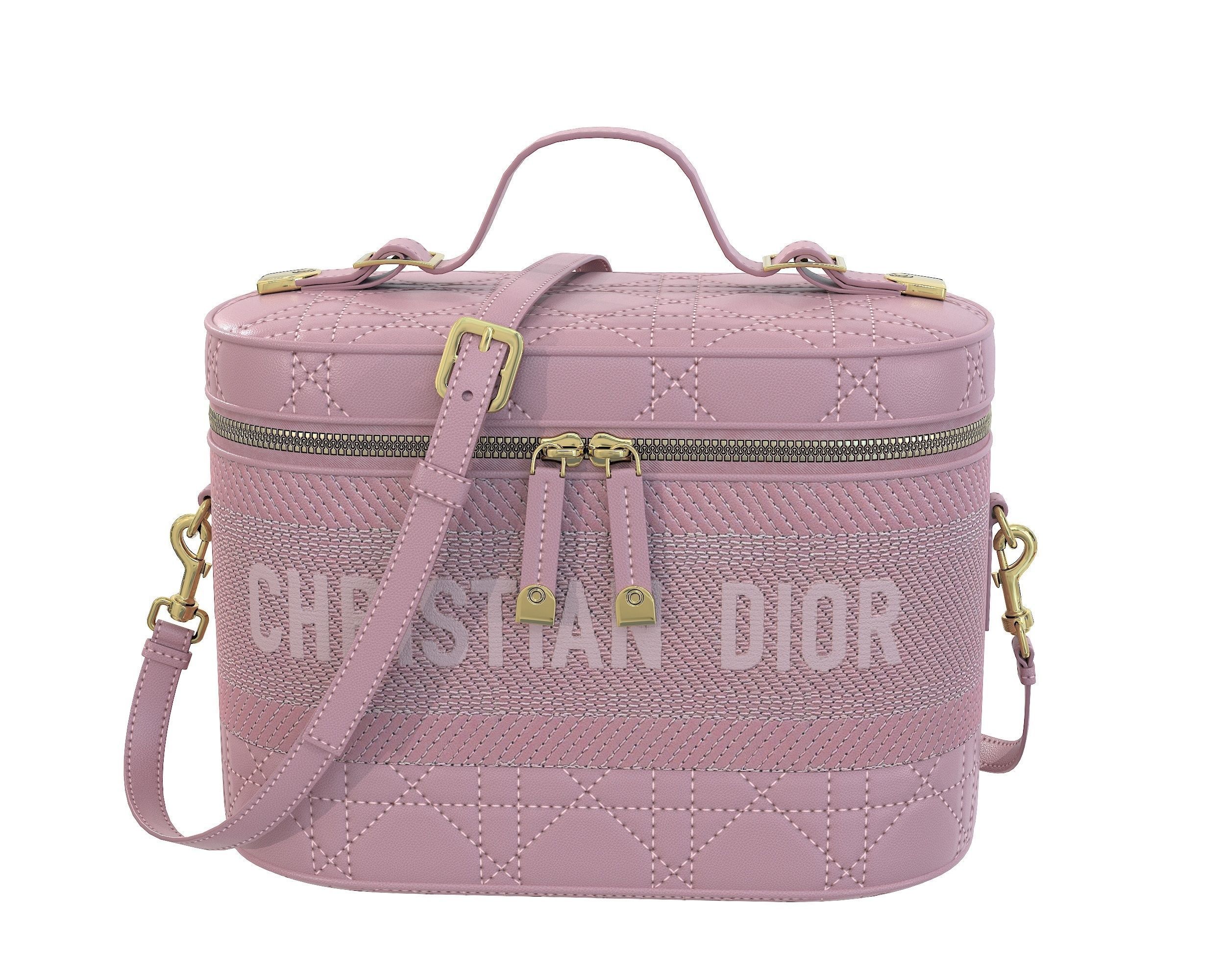 Dior DiorTravel Vanity Case Bag 3D Model Collection CGTrader