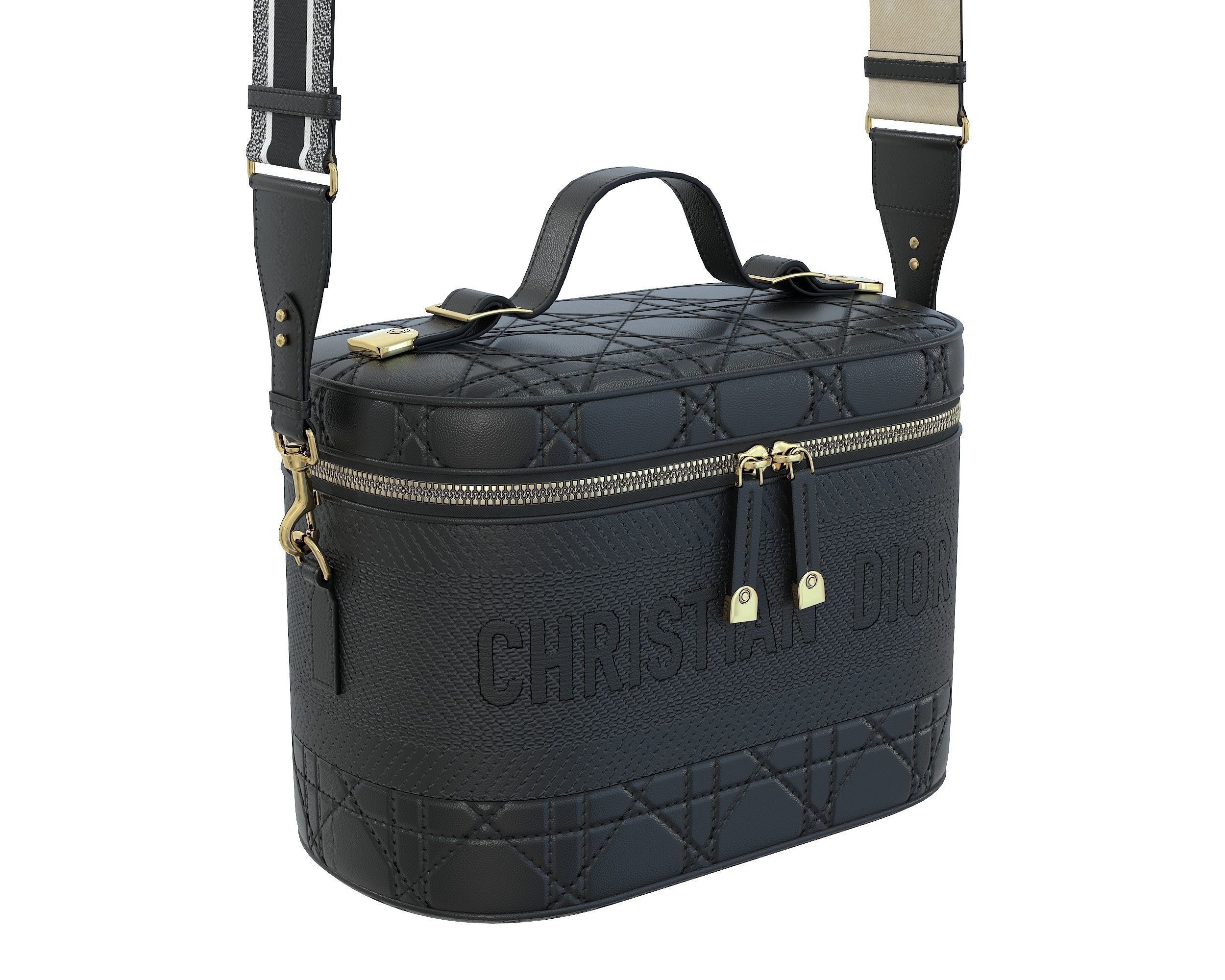 Dior DiorTravel Vanity Case Bag 3D Model Collection CGTrader