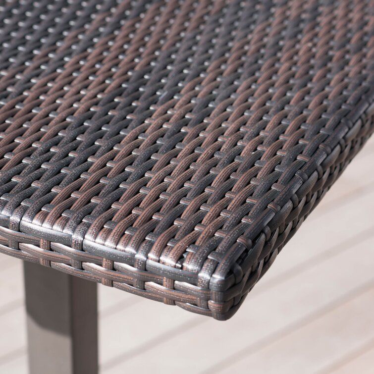 Erastus Wicker Rattan Bar Table 3D model CGTrader