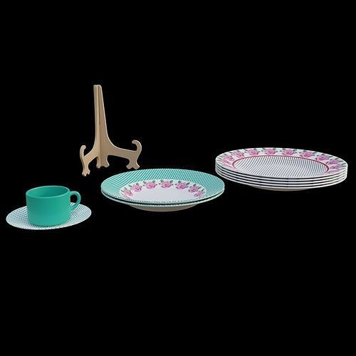 Decorative Plates free 3D model CGTrader