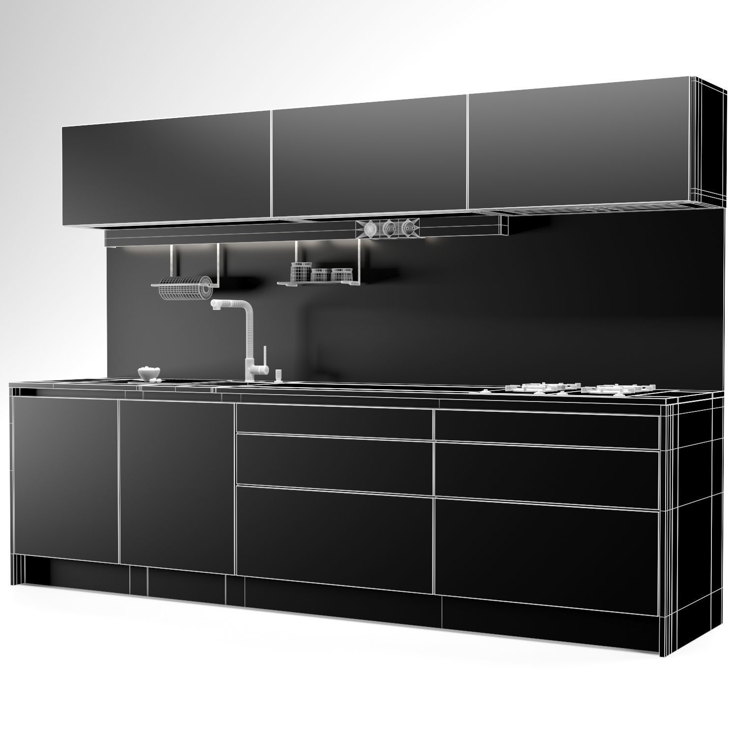 santos kitchen 3D model | CGTrader