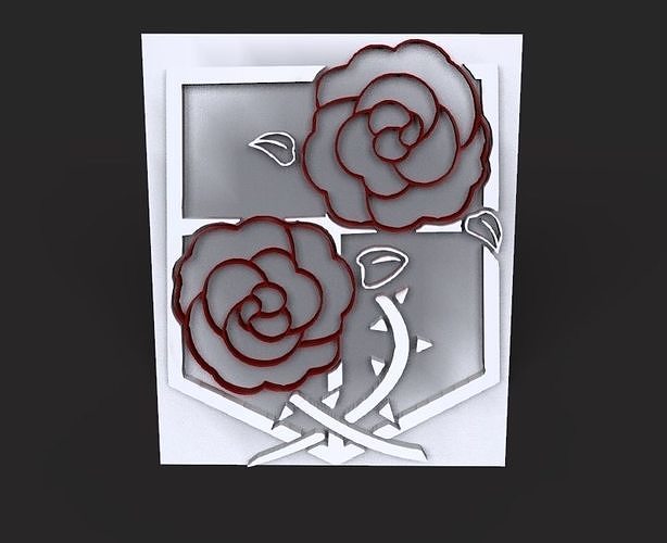 Attack On Titan Stationary Guard Logo