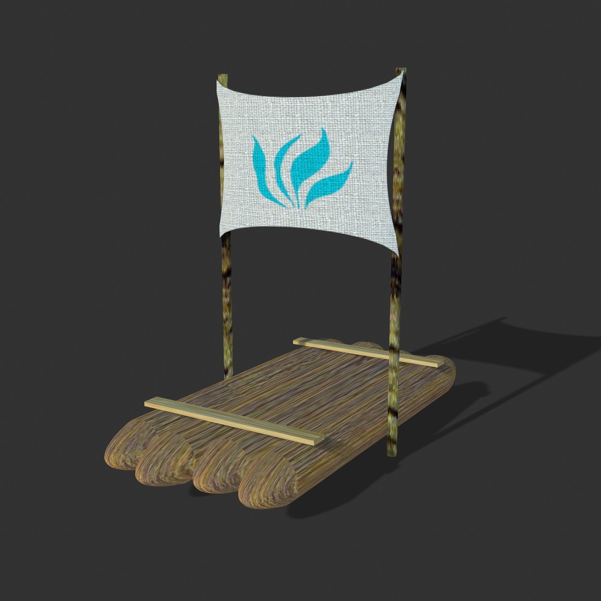 3D model Sail Raft VR / AR / low-poly | CGTrader