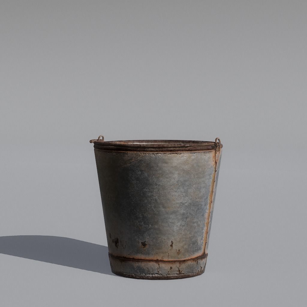Bucket free VR / AR / low-poly 3D model | CGTrader