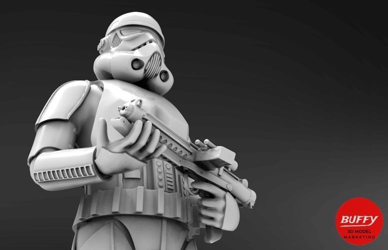 Stormtroopers star wars stormtrooper 3D model 3D printable | CGTrader
