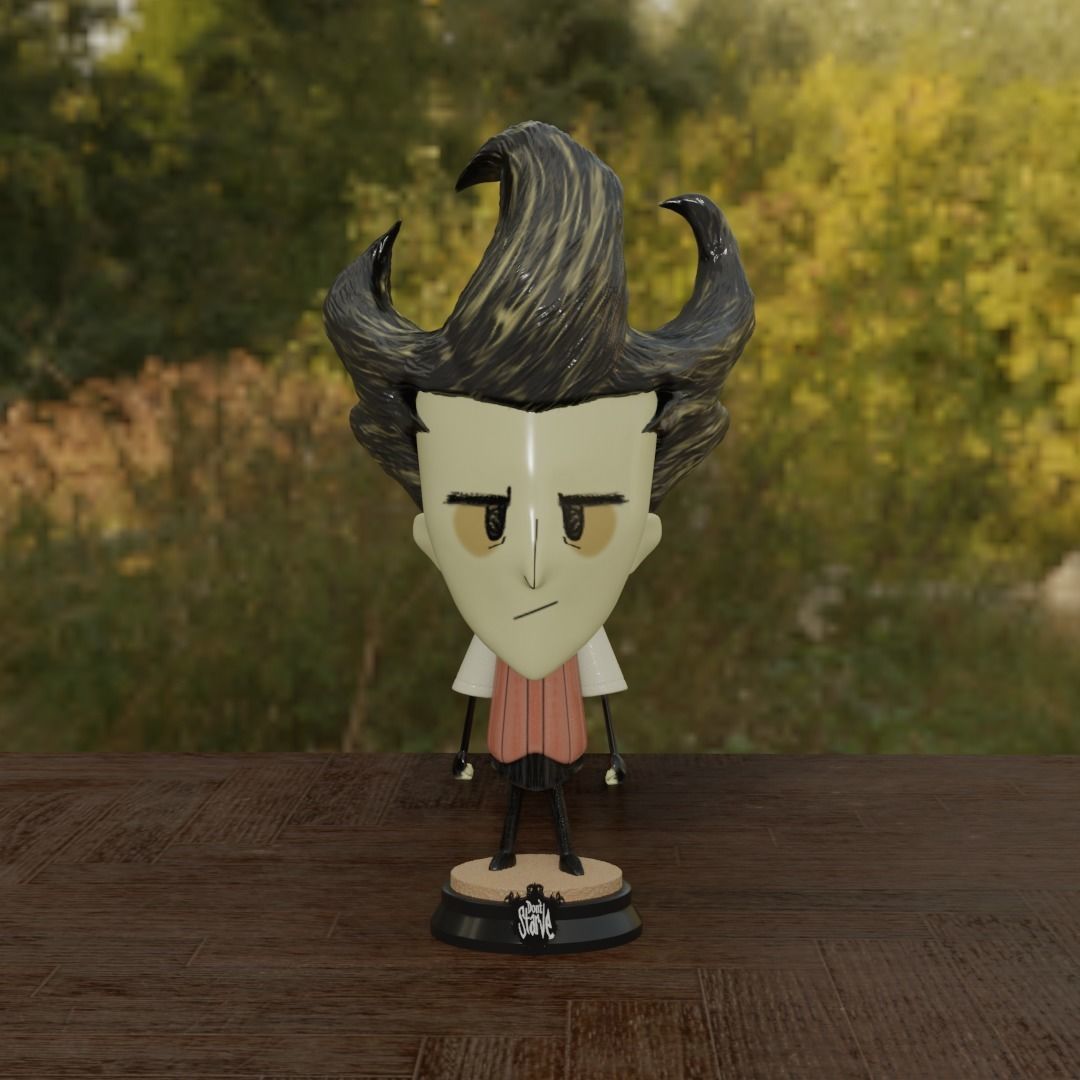 Wilson Dont Starve 3D model 3D printable CGTrader