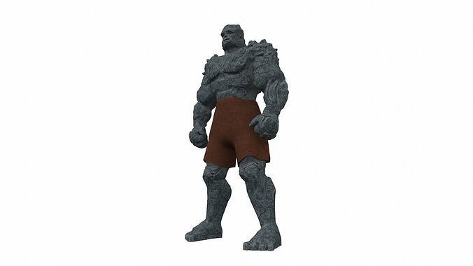 Korg kronan base - stone warrior from comics 3D model