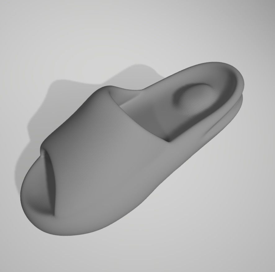 Yeezy Slides 3D model 3D printable CGTrader Yeezy Slides 3D model 3D printable CGTrader