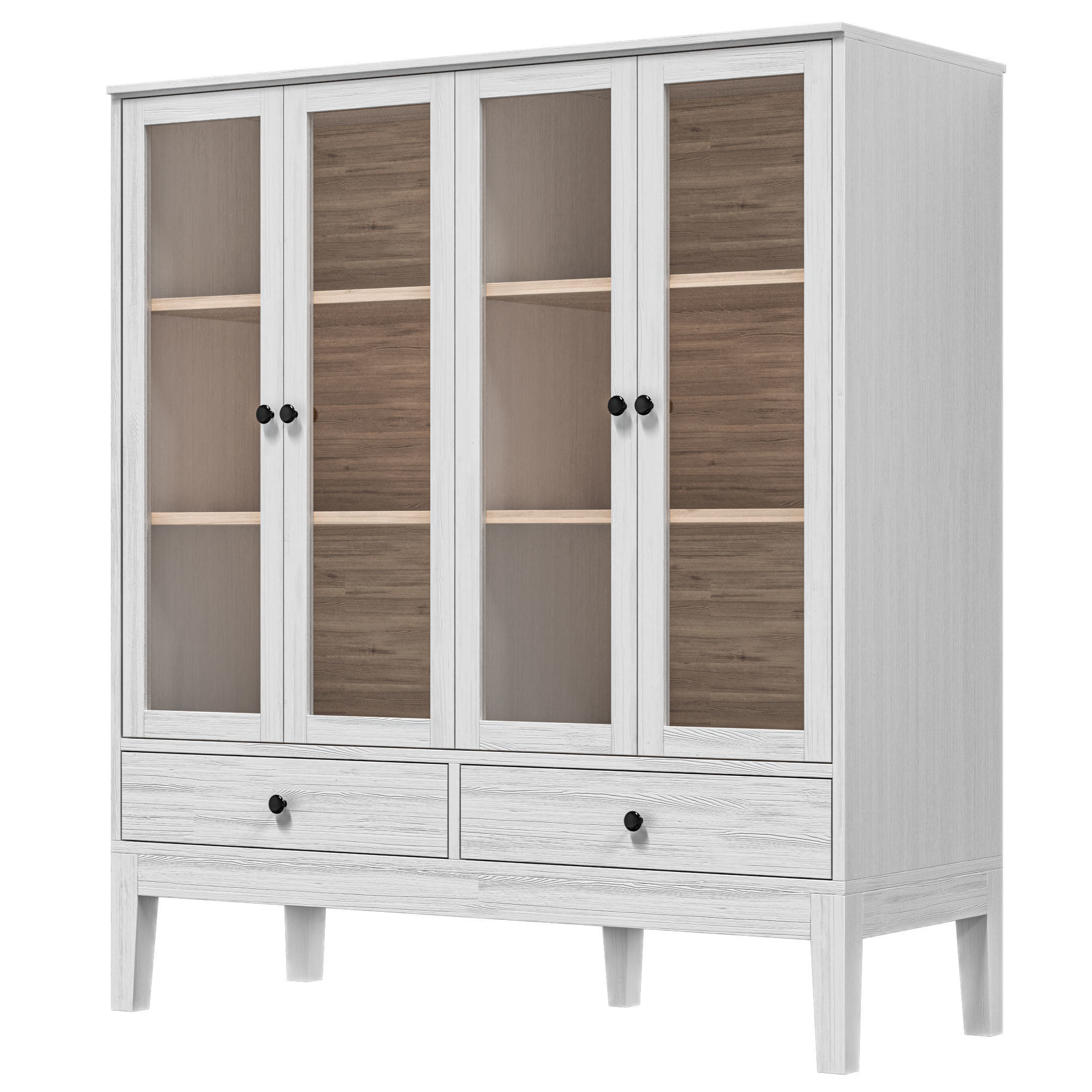 IKEA IDANAS IDANES Double glass with door 3D model CGTrader