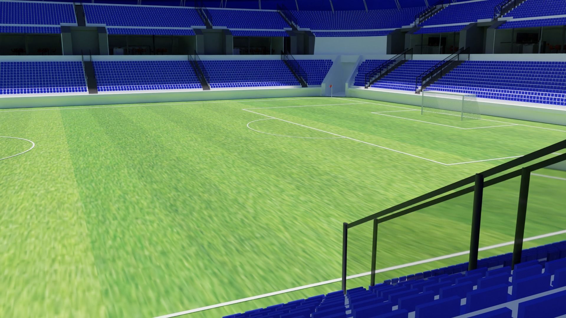 3D model Soccer Stadium VR / AR / lowpoly CGTrader