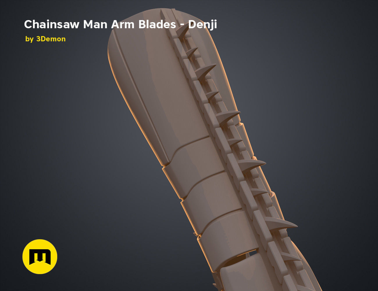 Chainsaw Man Arm Blades Denji 3D model 3D printable CGTrader