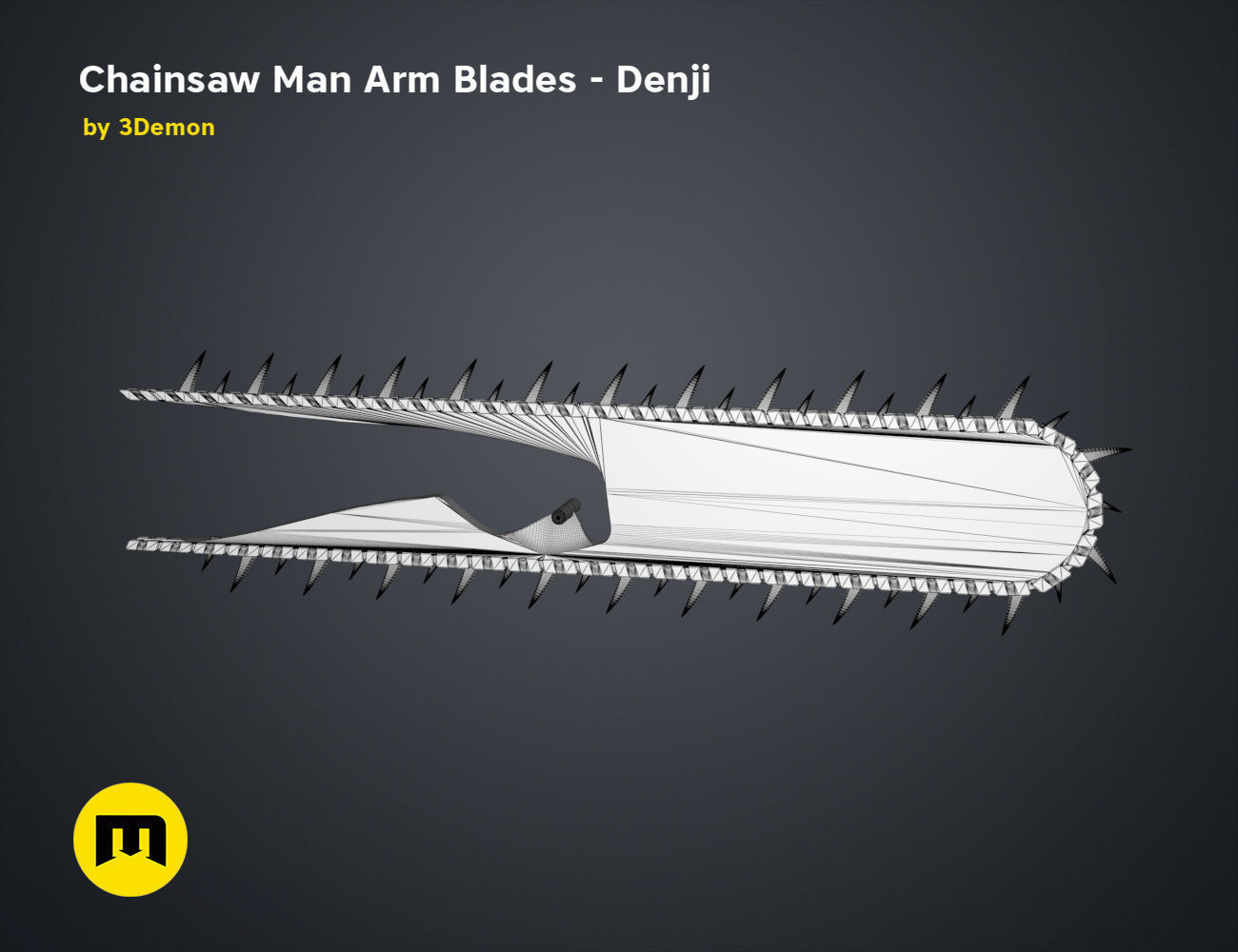 Chainsaw Man Arm Blades Denji 3D model 3D printable CGTrader