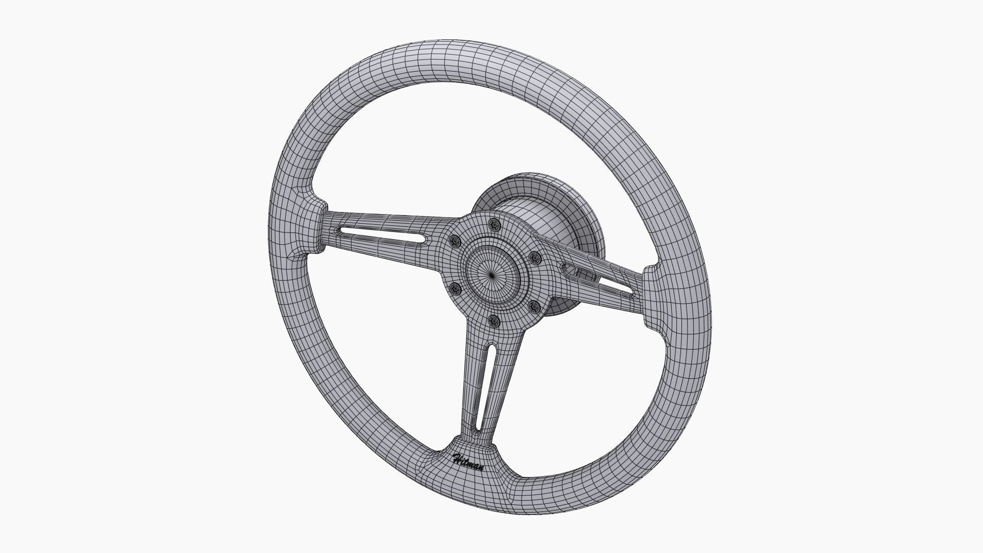 3D model Hitman Twist Crystal steering wheel VR / AR / lowpoly CGTrader