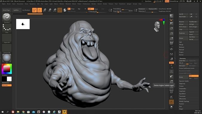 3d Ghostbusters ghost character 3D model | CGTrader