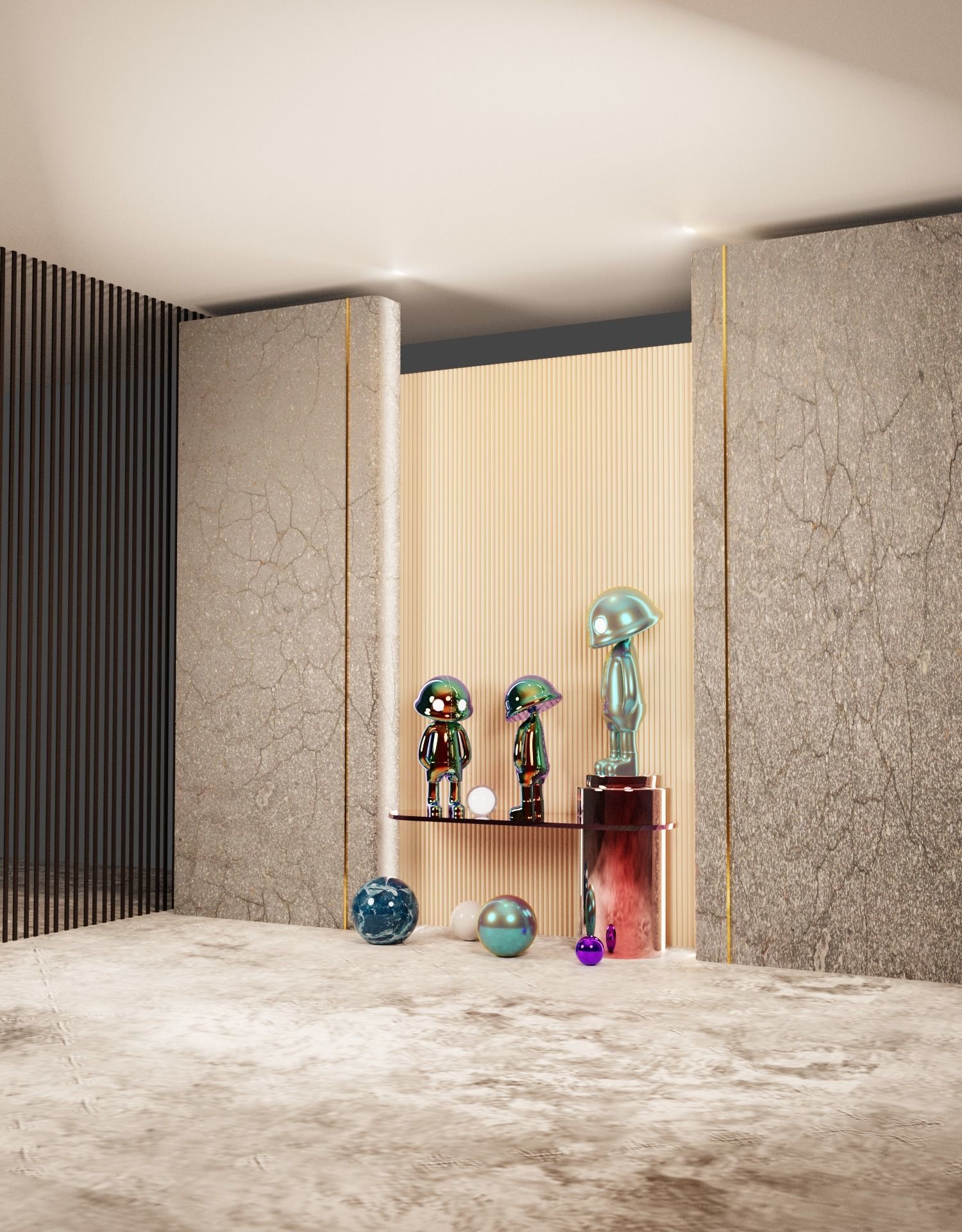 Display area II 3D model | CGTrader