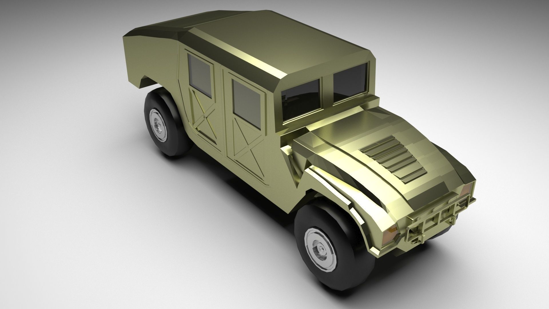 HMMWV Military Humvee 3D model | CGTrader