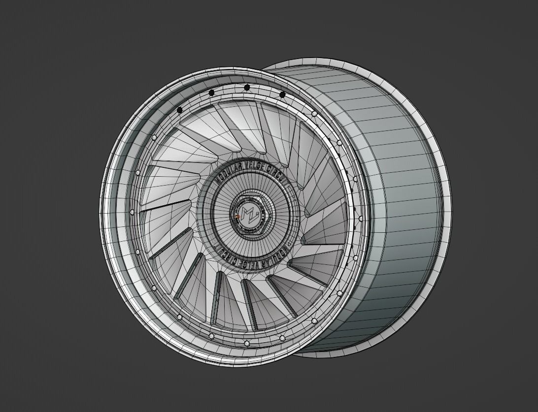 MV GR2V1 Wheel 3D model CGTrader