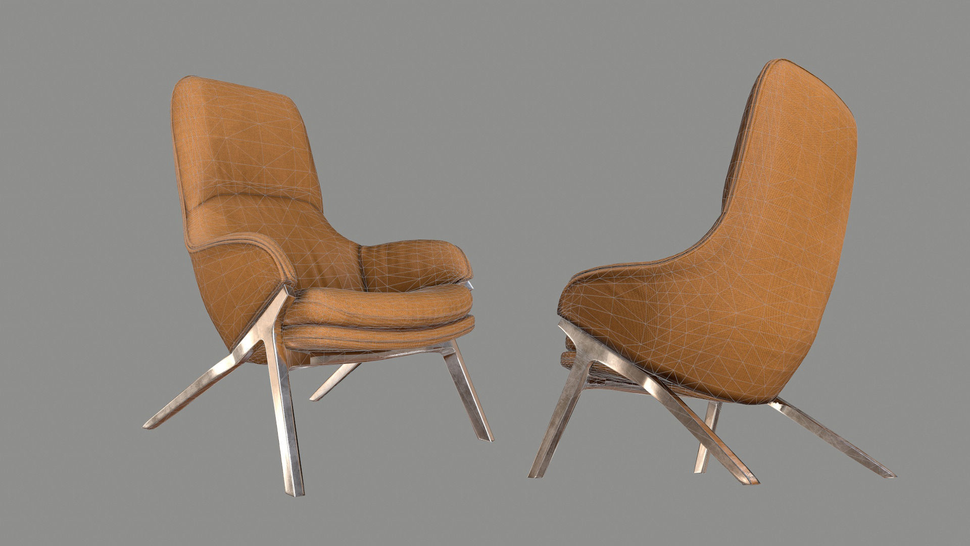 Collection of Armchairs PBR CGTrader