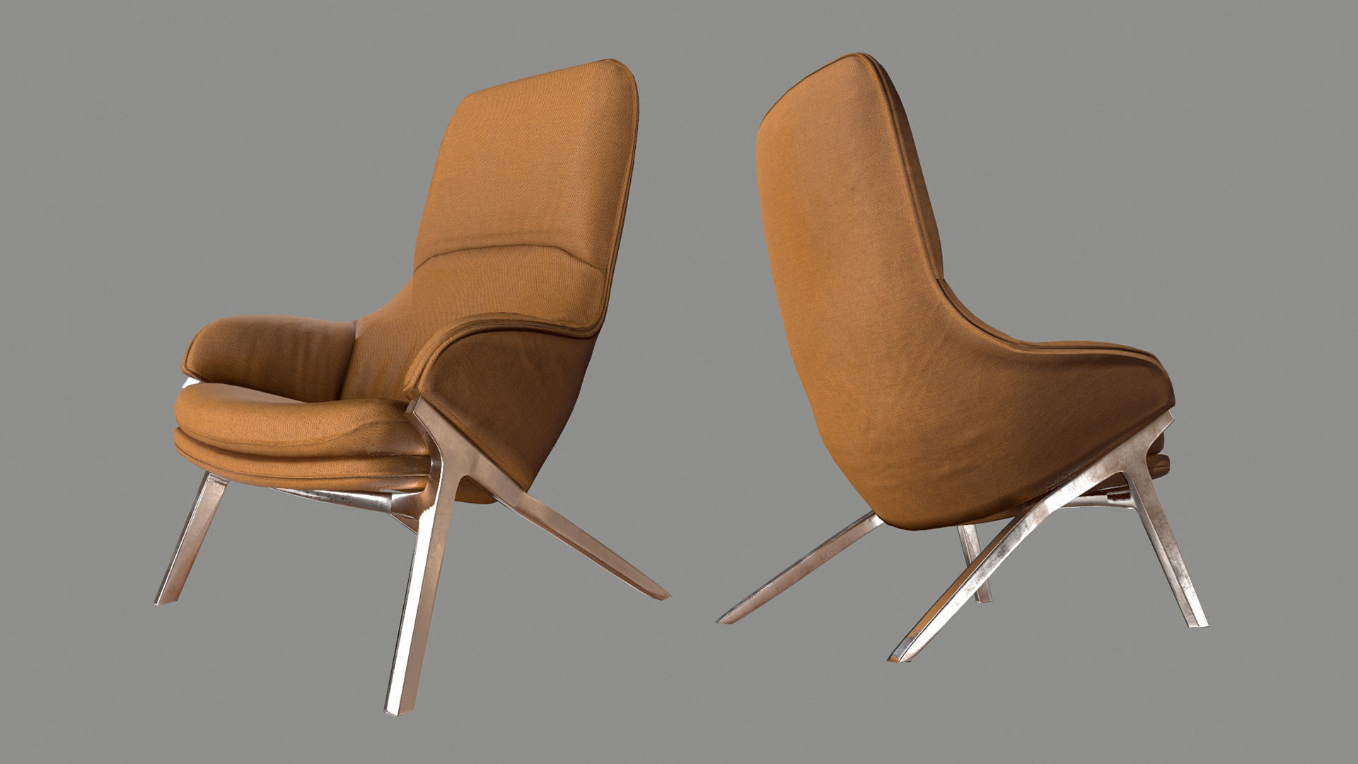 Collection of Armchairs PBR VR / AR / lowpoly CGTrader