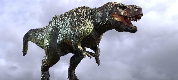 T Rex Sculpture 3D model CGTrader