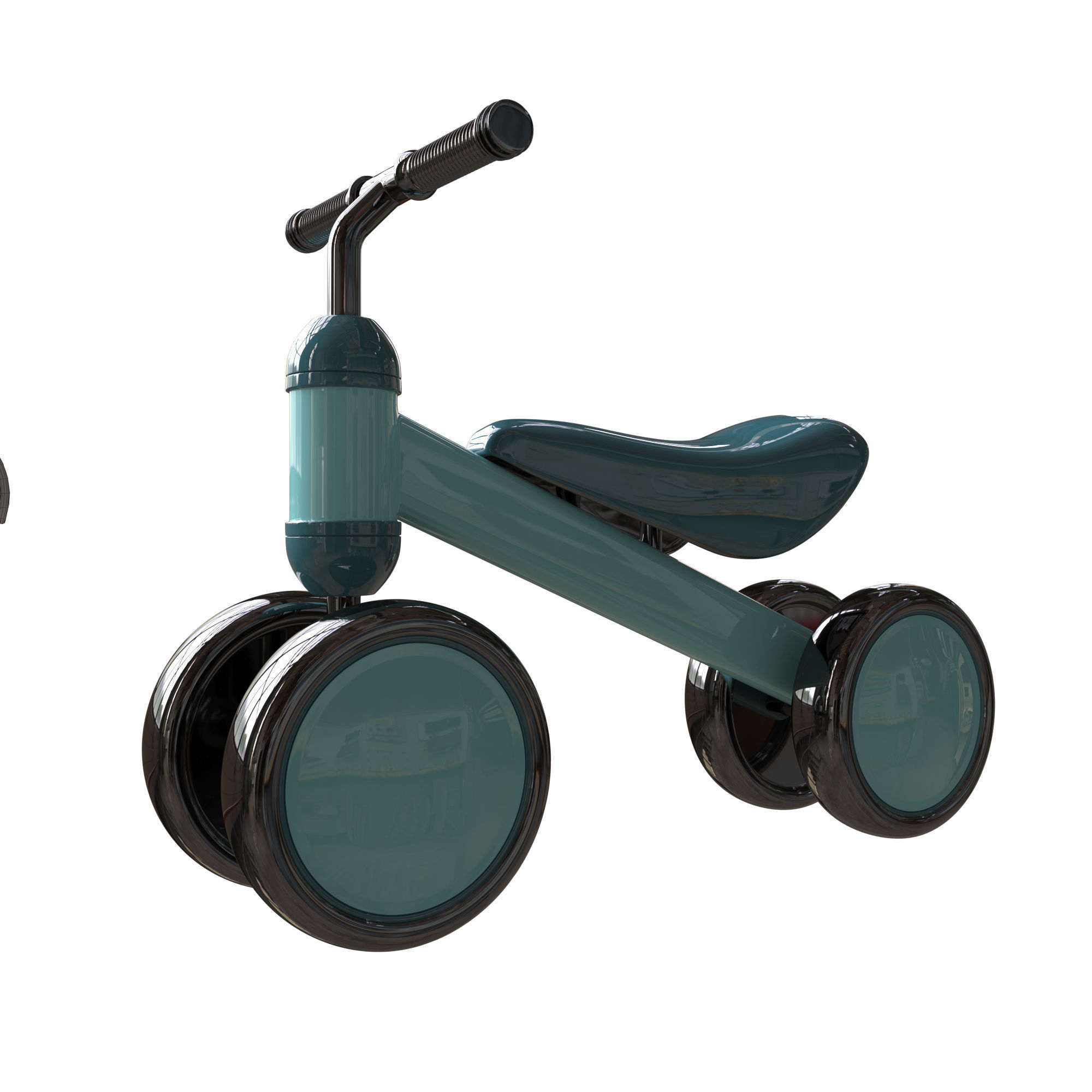 Retrospec Cricket Baby Walker Balance Bike 3D model CGTrader