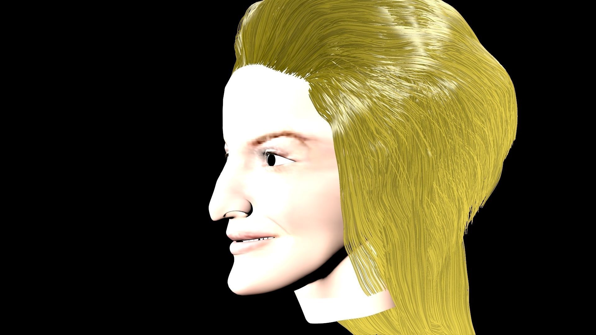 head old womanKate Winslet 3D model rigged CGTrader