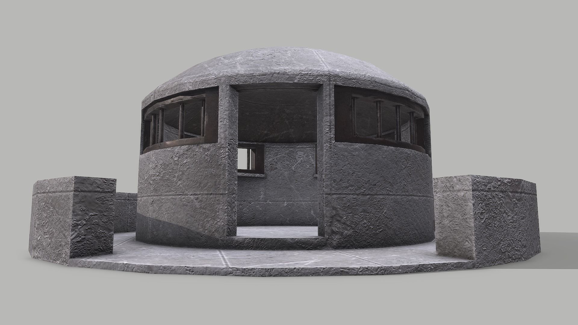 3D model Military Bunker 8 VR / AR / low-poly | CGTrader