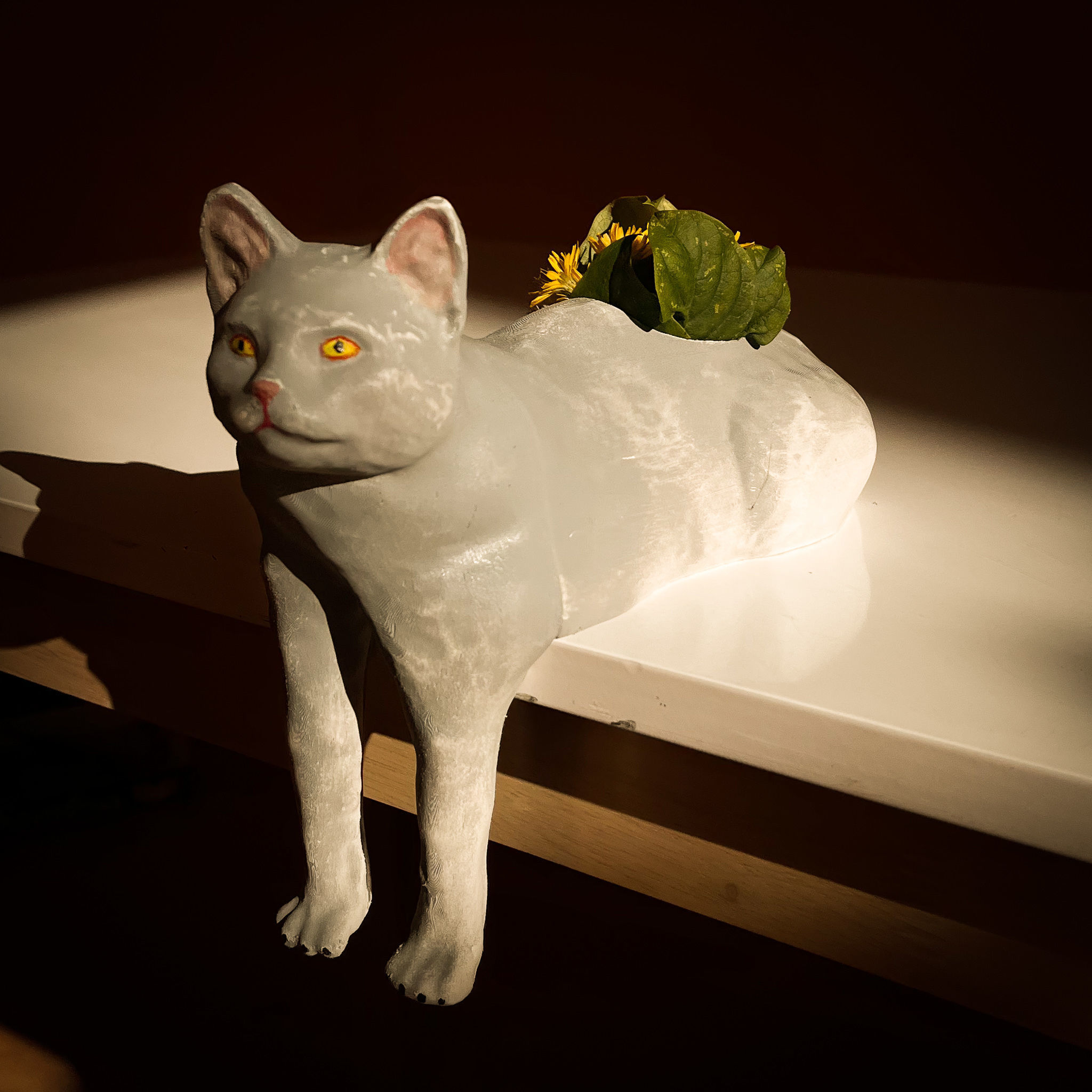 Cat Planter Pot Meme 3D model 3D printable | CGTrader