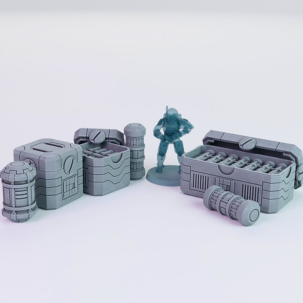 Crates and Barrels Greater Good 3D model 3D printable | CGTrader