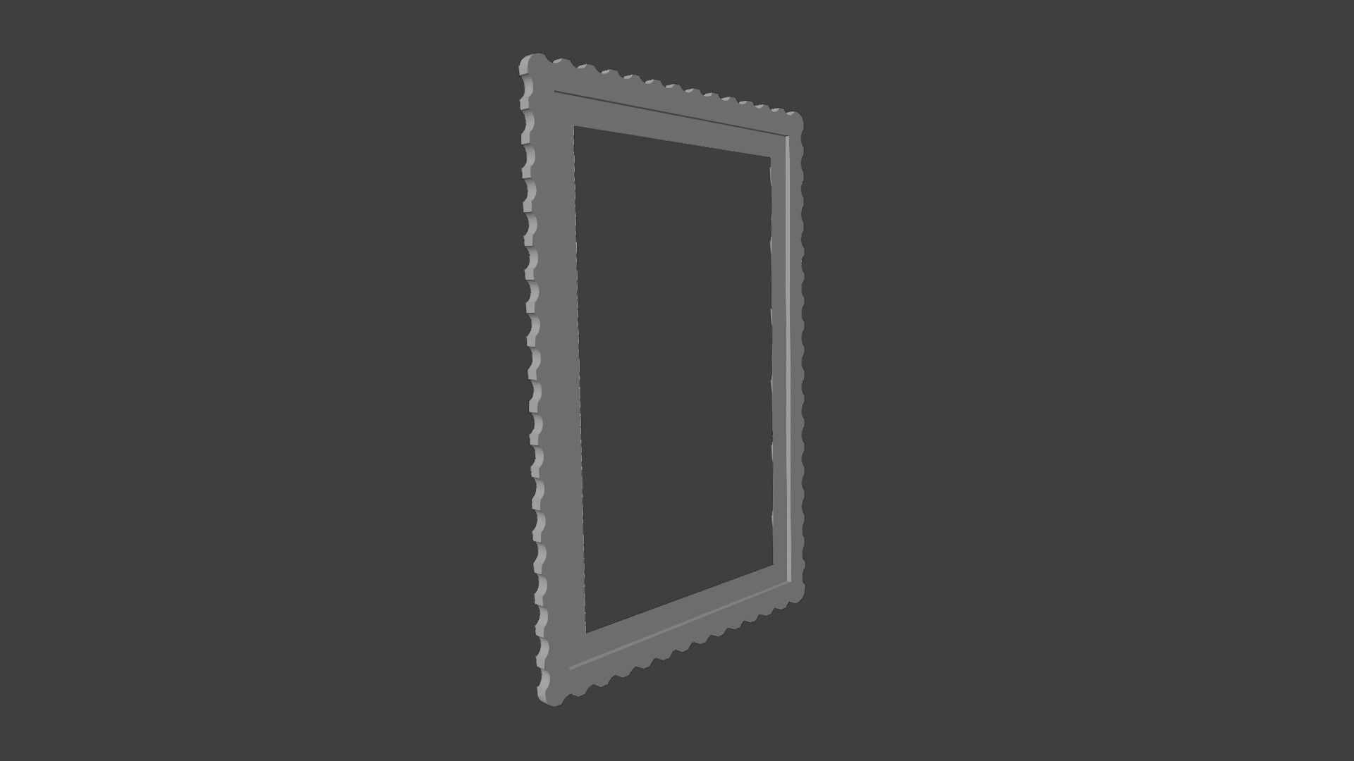 Dolls House picture frame 100 mm x 70 mm 3D model 3D printable CGTrader