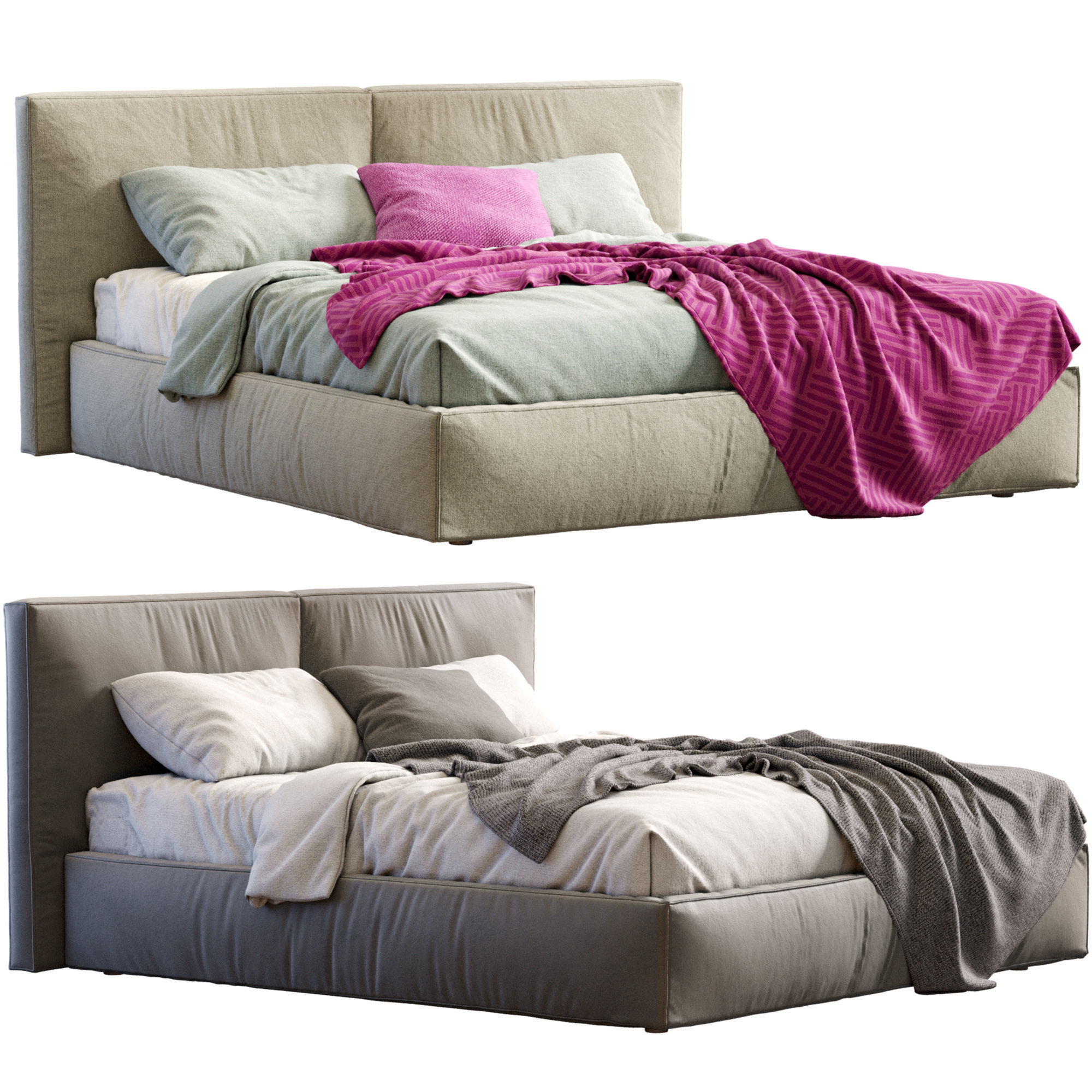 Miller Bed By Flexteam 3D model CGTrader