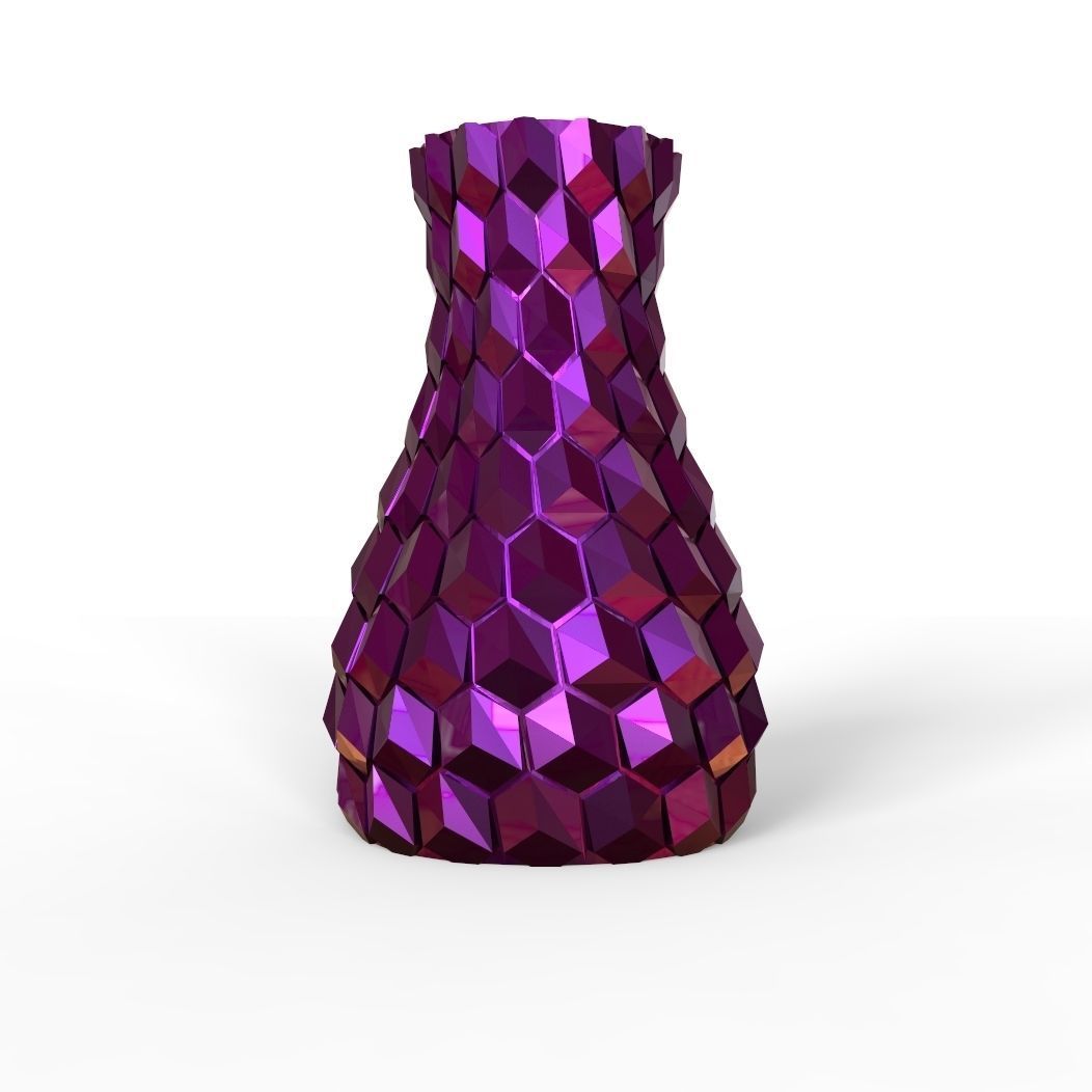 Stretched vase 3D model 3D printable CGTrader