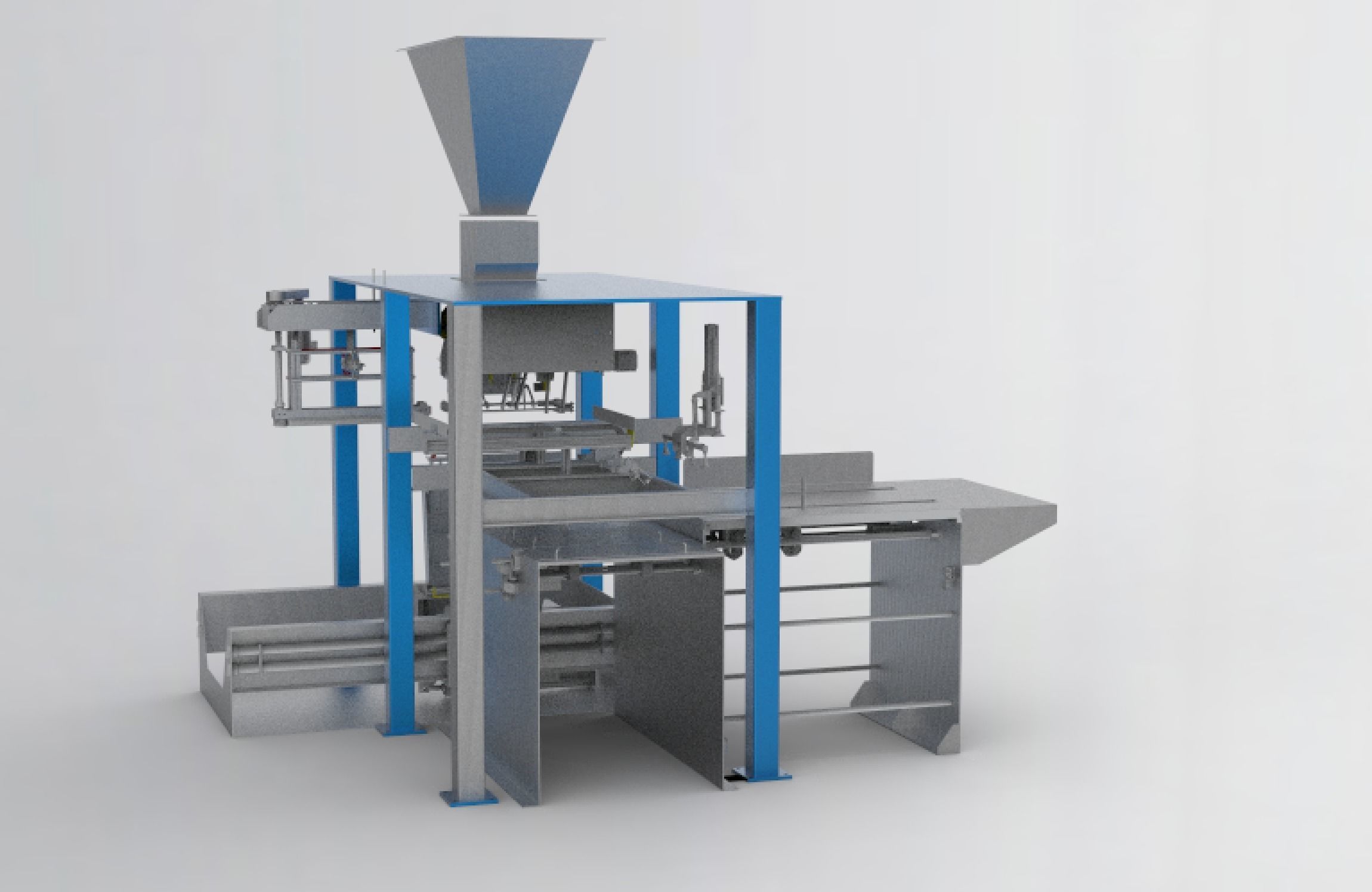 Full automatic bagmaking packing machine 3D model CGTrader