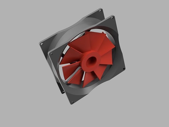Cooling Fan 3D model CGTrader