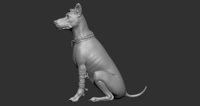 3d Printable Dog 3D model 3D printable | CGTrader