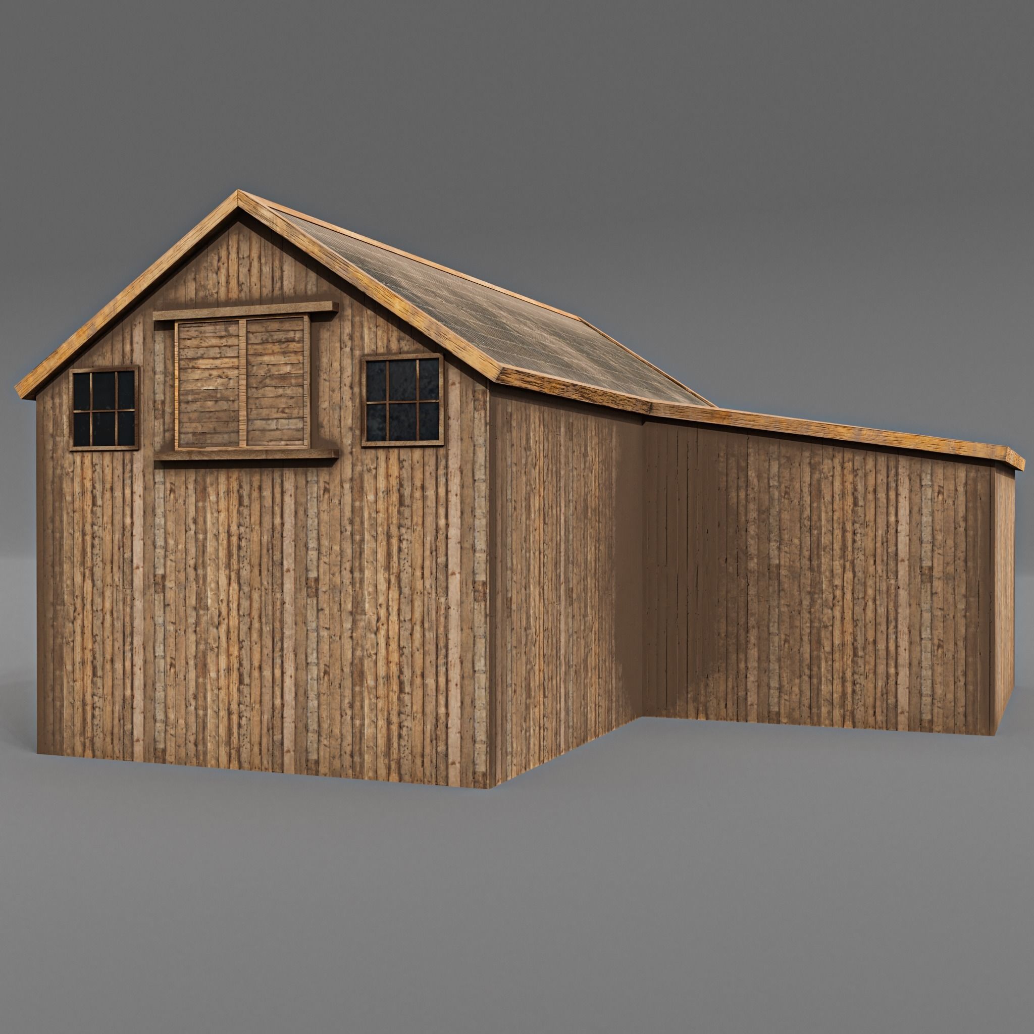 3D model Western stable VR / AR / low-poly | CGTrader
