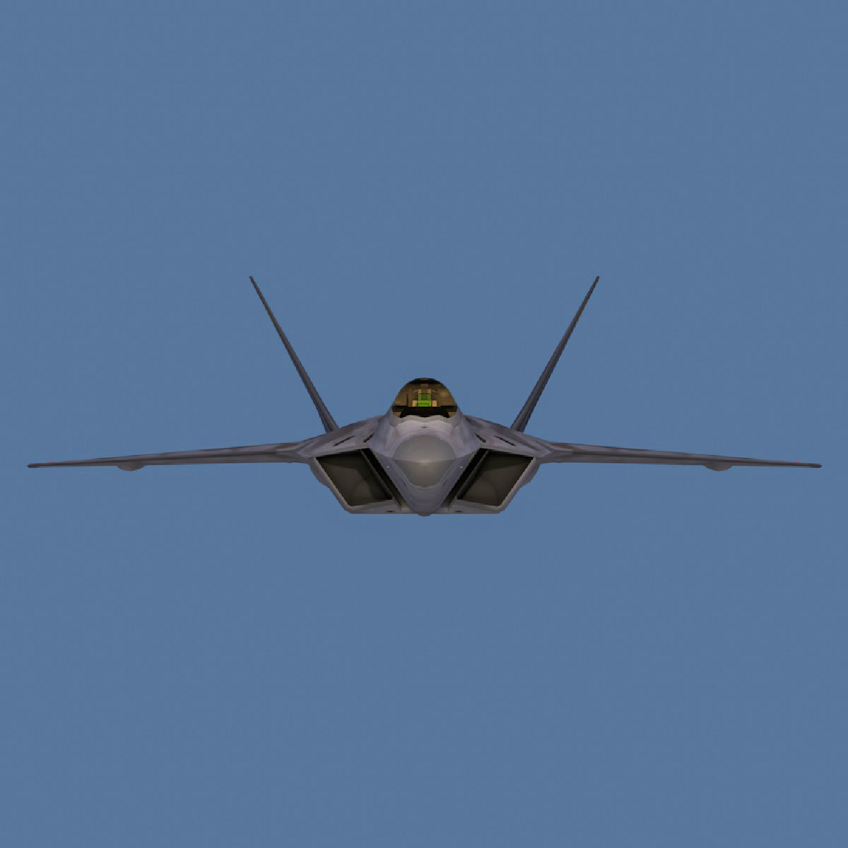 3D model F-22A Raptor Animated Unity-Unreal Ready VR / AR / low-poly ...