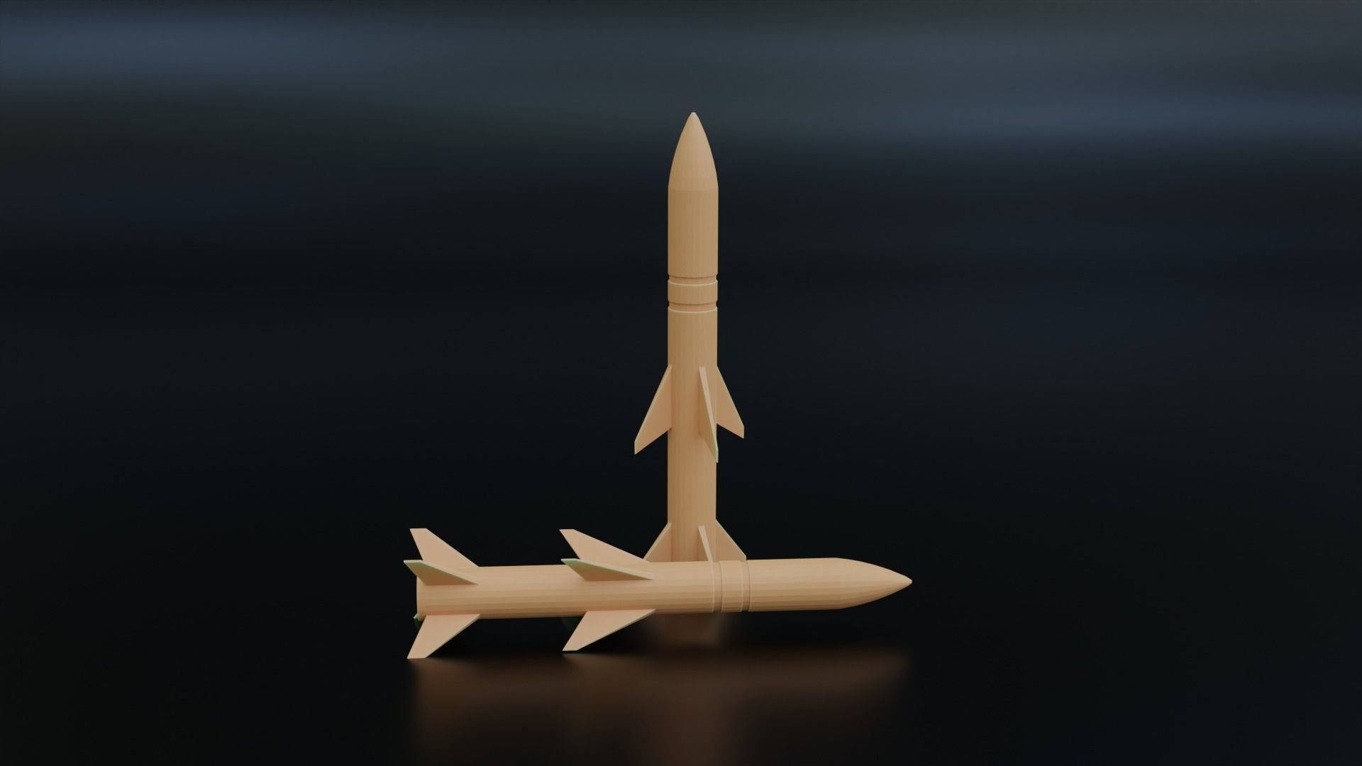 Air Defense Missile 3D model 3D printable | CGTrader