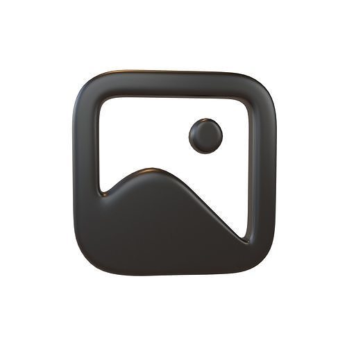 Poly Model Symbol 3D model Picture Symbol V1 001 VR / AR / low-poly | CGTrader