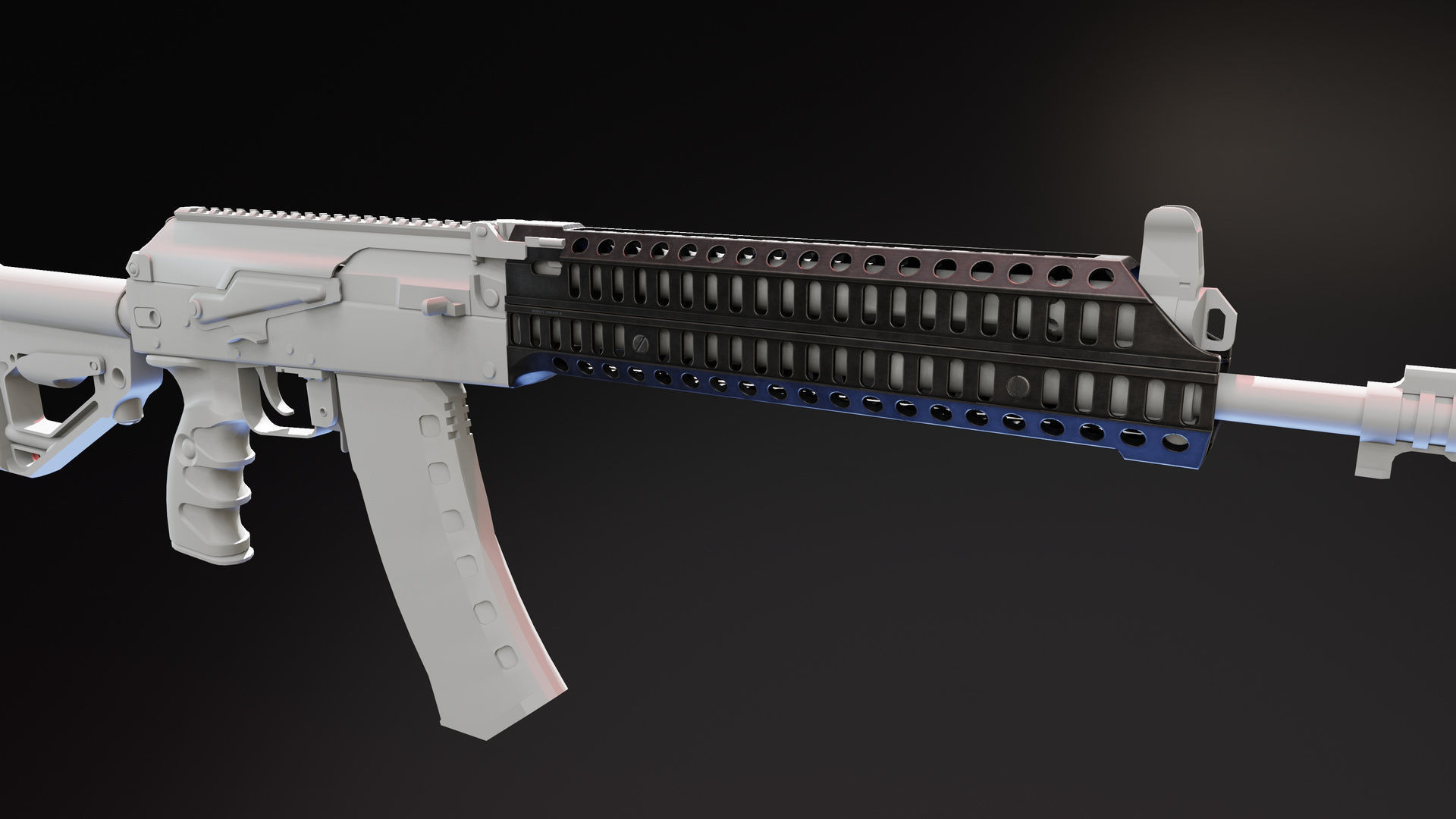 3D model Zenitco Sport 12 Handguard VR / AR / low-poly | CGTrader