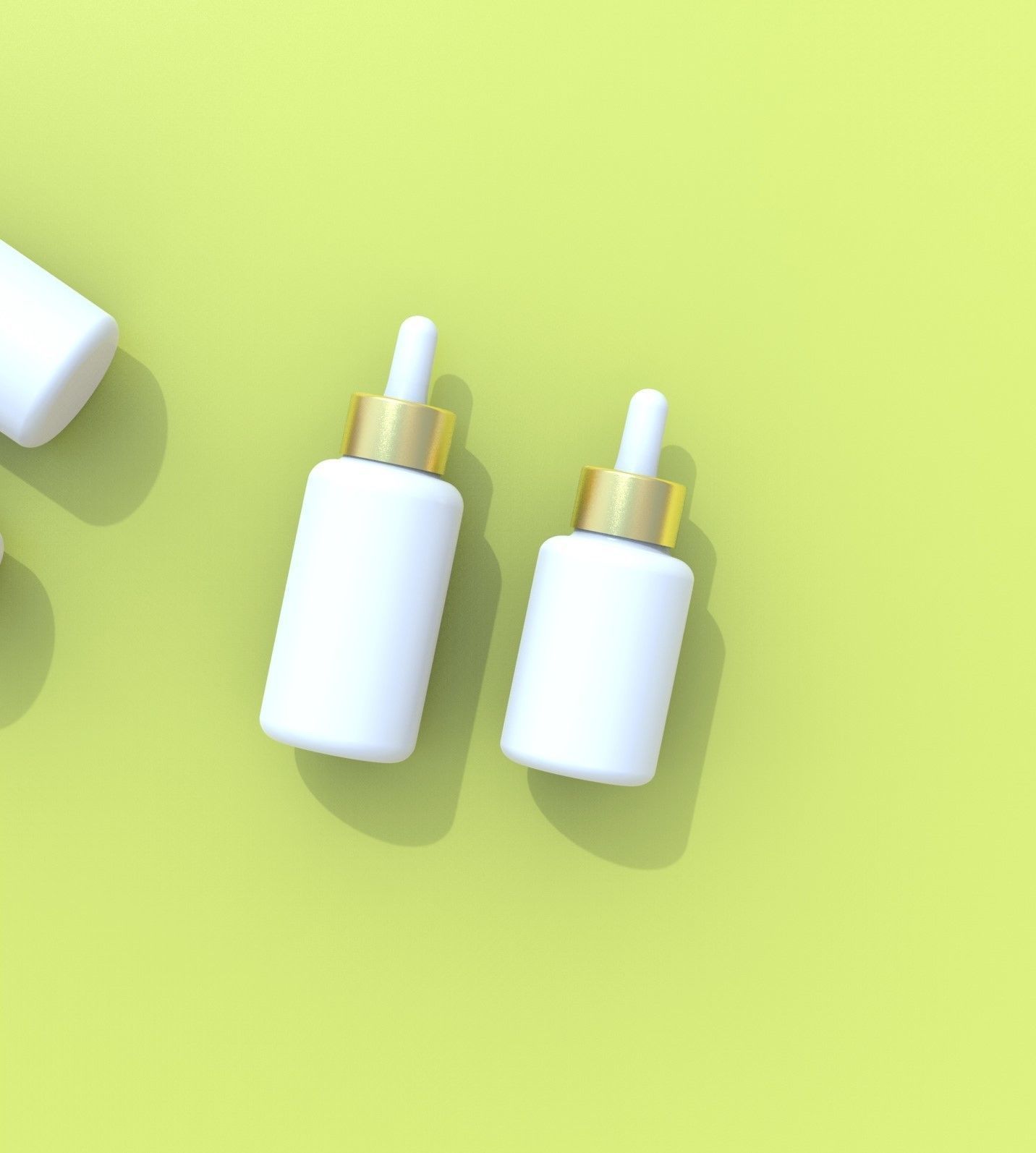 Serum bottle 3D model 3D printable CGTrader