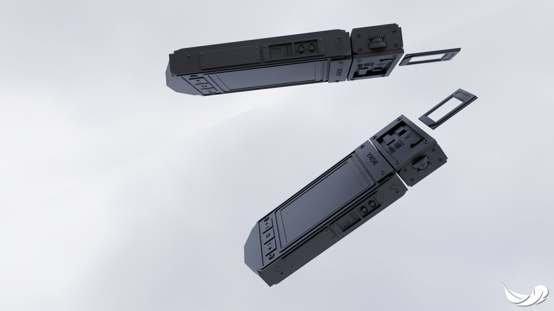 Blade Runner 2049 Polaroid scanner 3D model 3D printable CGTrader