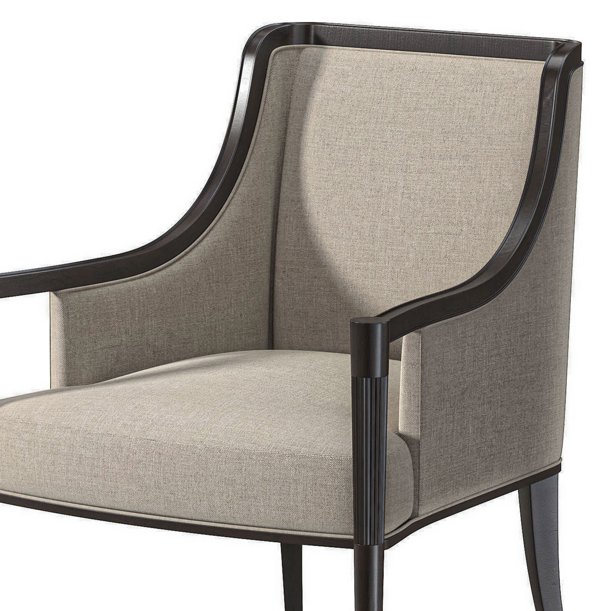 SIGNATURE DINING ARM CHAIR by Bakerfurniture 3D model CGTrader