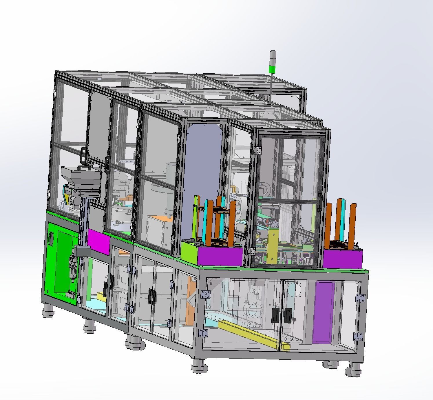 Tray curing automatic loading and unloading machine 3D model | CGTrader
