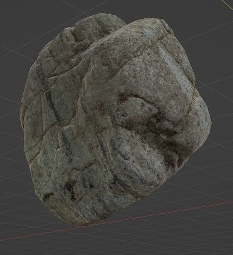 3D model Weathered Sandstone - 8K Textures - 7 Mesh Resolutions VR / AR