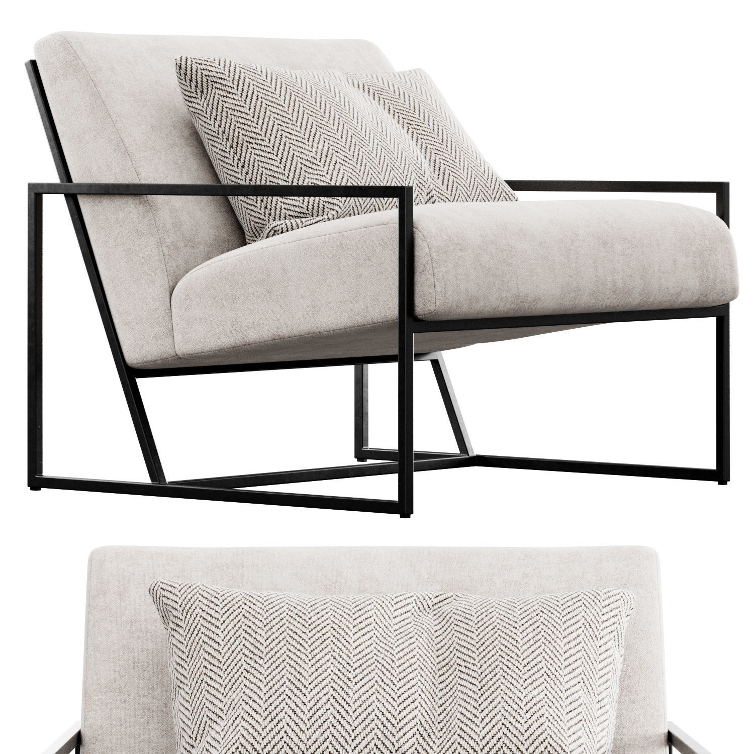 Mercer Chair by Maiden Home 3D model | CGTrader